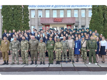 Встреча с бойцами казачьего батальона &quot;Сибирь&quot;